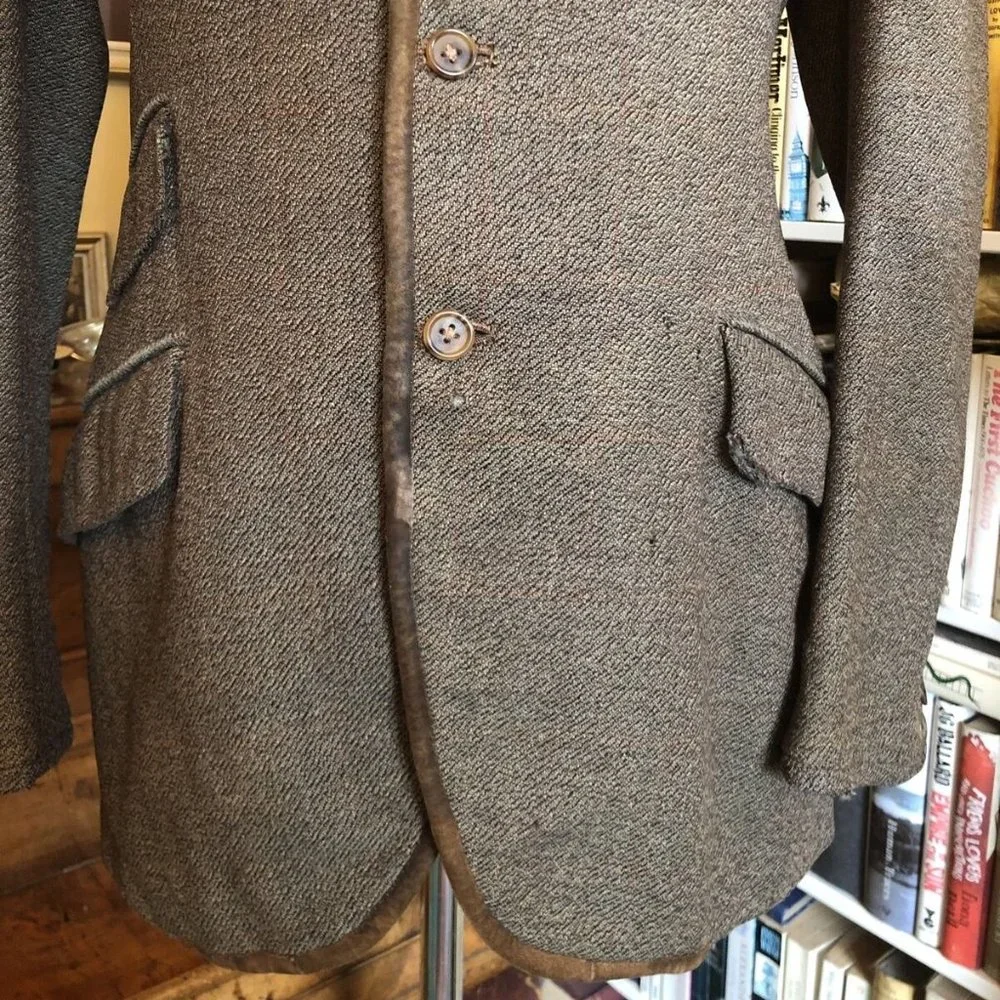 Classic Men's Brown Tweed Blazer - Brand
